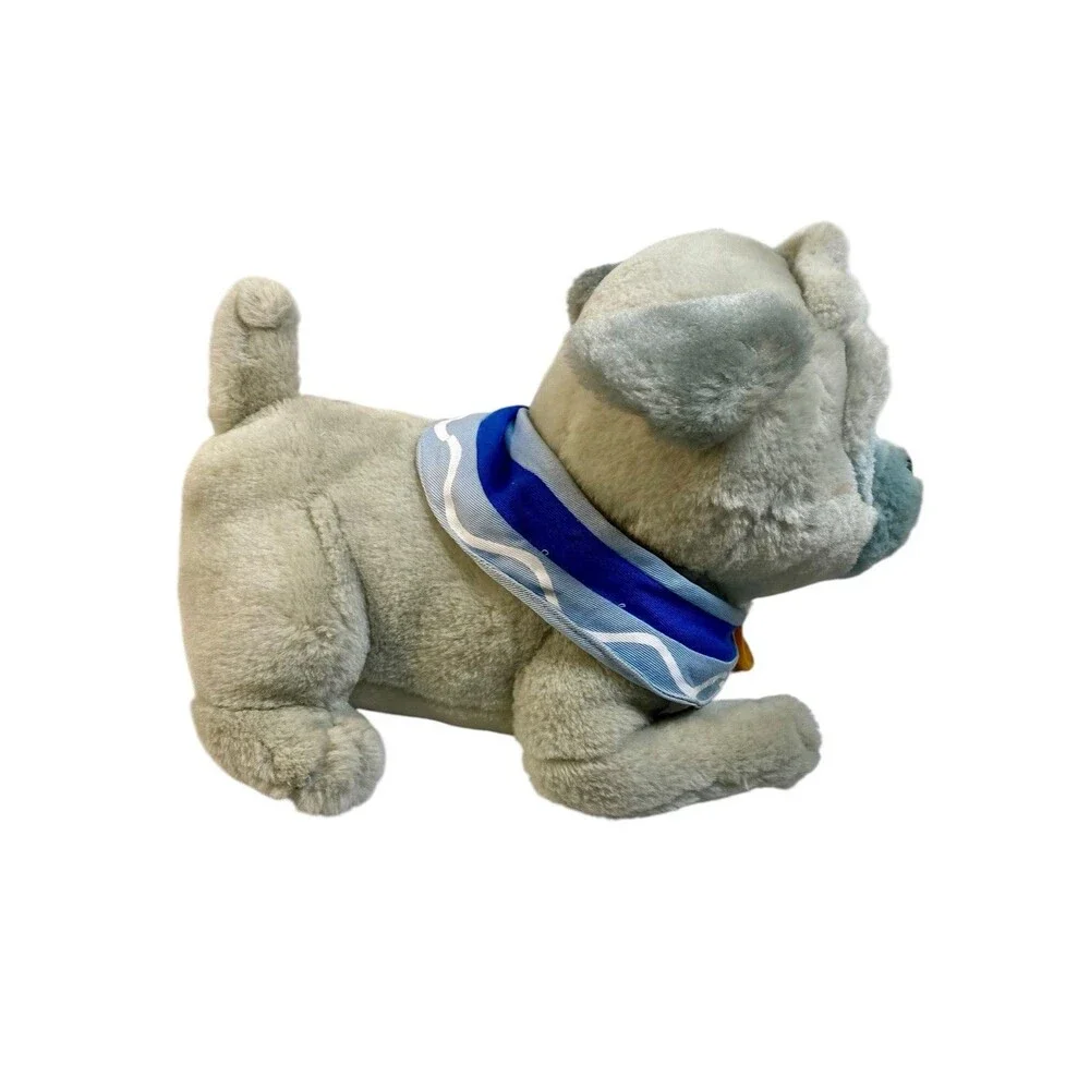 Disney Pocahontas Percy Pug Plush Vintage Applause 41824 Grey Dog 8 Inch